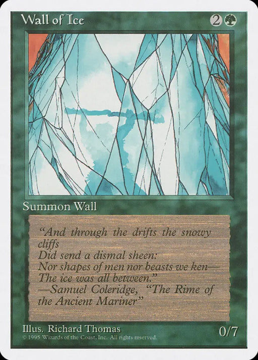 Wall of Ice [Fourth Edition] - MTG Single