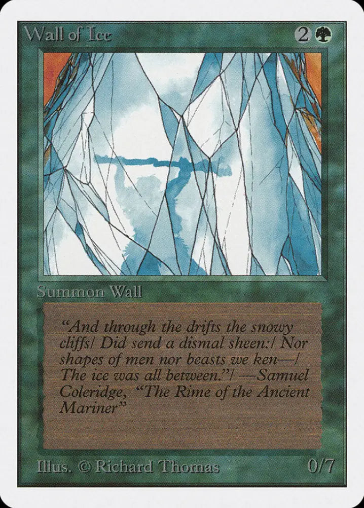 Wall of Ice [Unlimited Edition] - MTG Single