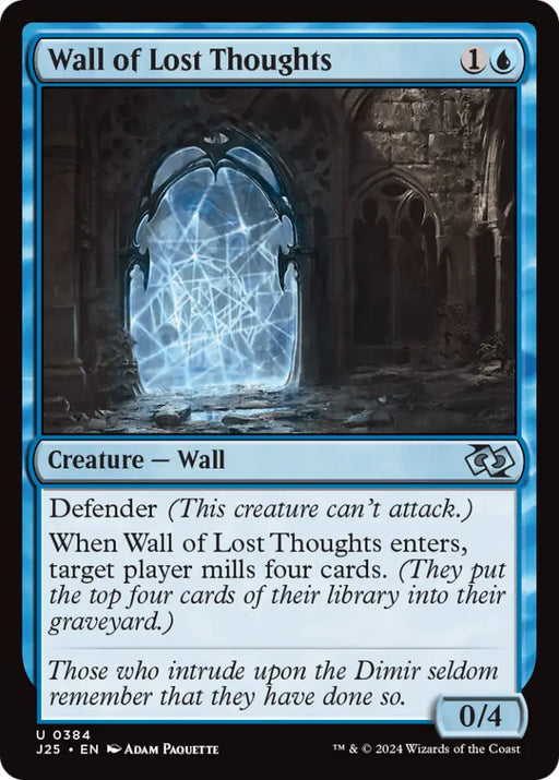 Wall of Lost Thoughts [Foundations Jumpstart] - MTG Single