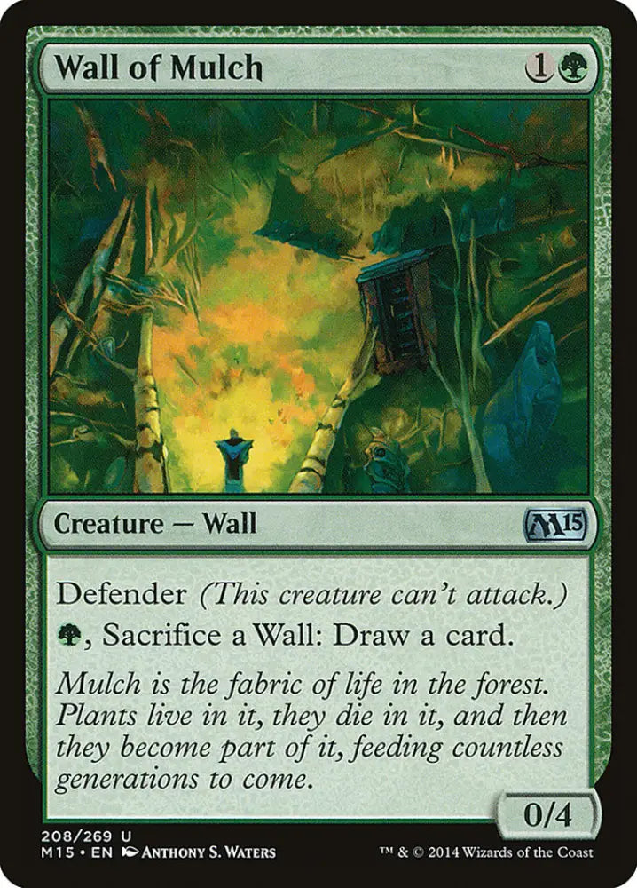 Wall of Mulch [Magic 2015] - MTG Single