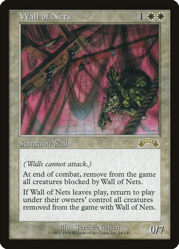 Wall of Nets [Exodus] - MTG Single