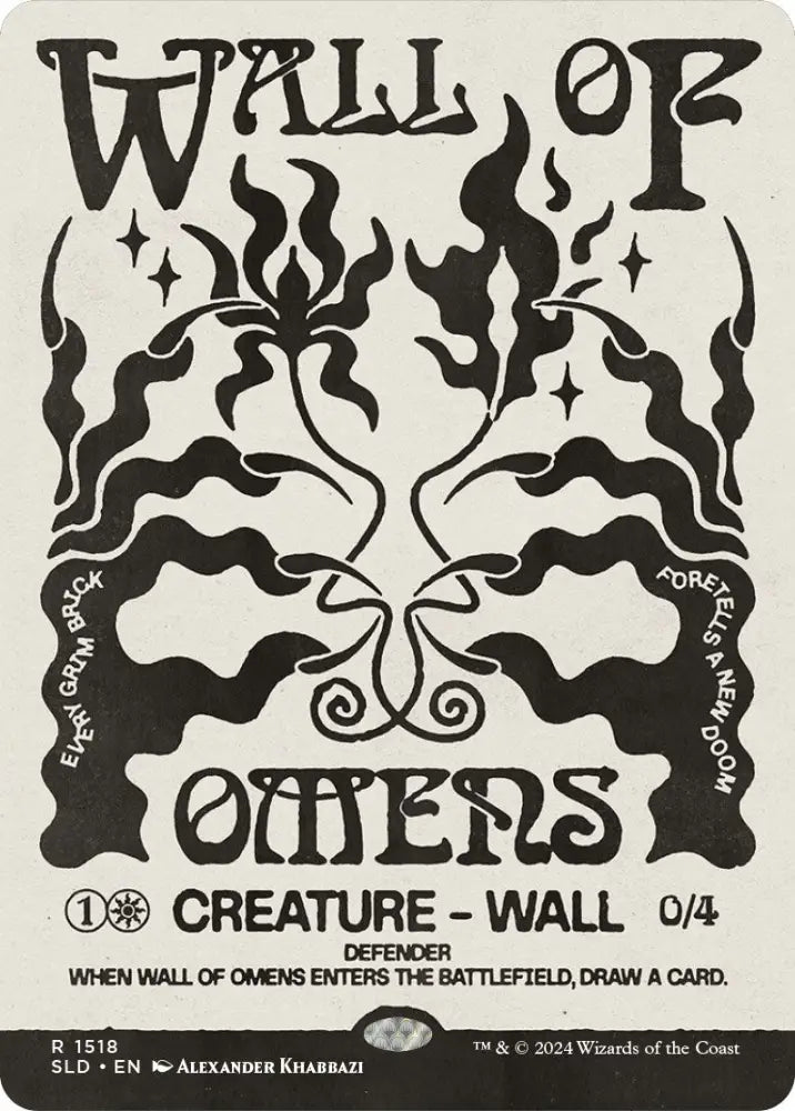 Wall of Omens [Secret Lair Drop Series] - MTG Single