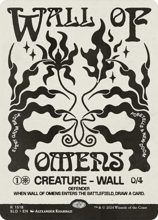 Wall of Omens [Secret Lair Drop Series] - MTG Single