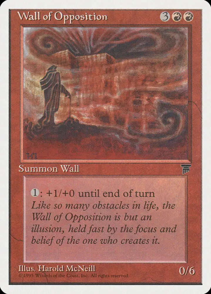 Wall of Opposition [Chronicles] - MTG Single
