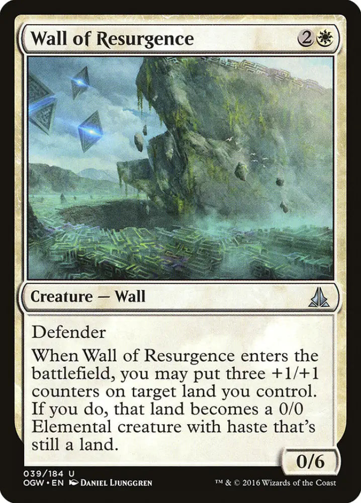 Wall of Resurgence [Oath of the Gatewatch] - MTG Single