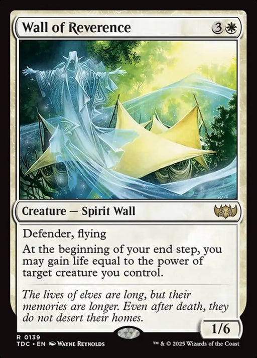 Wall of Reverence (139) [Tarkir: Dragonstorm Commander]