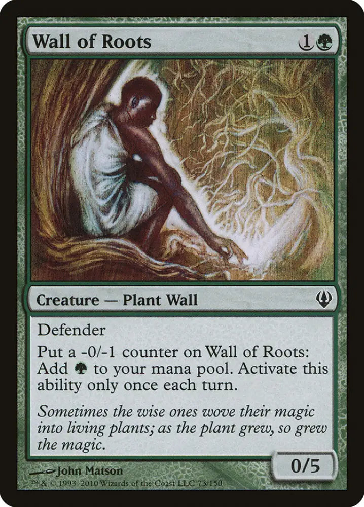 Wall of Roots [Archenemy] - MTG Single