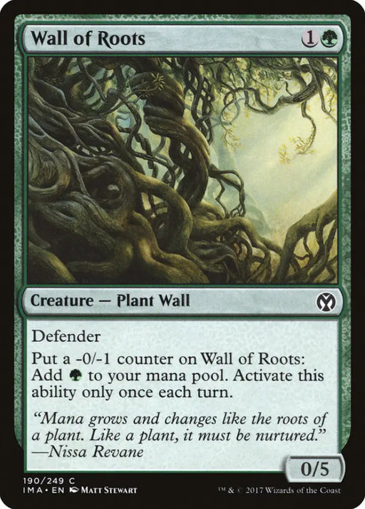 Wall of Roots [Iconic Masters] - MTG Single