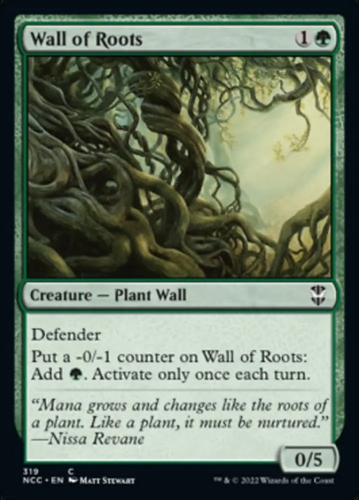 Wall of Roots [Streets of New Capenna Commander] - MTG Single