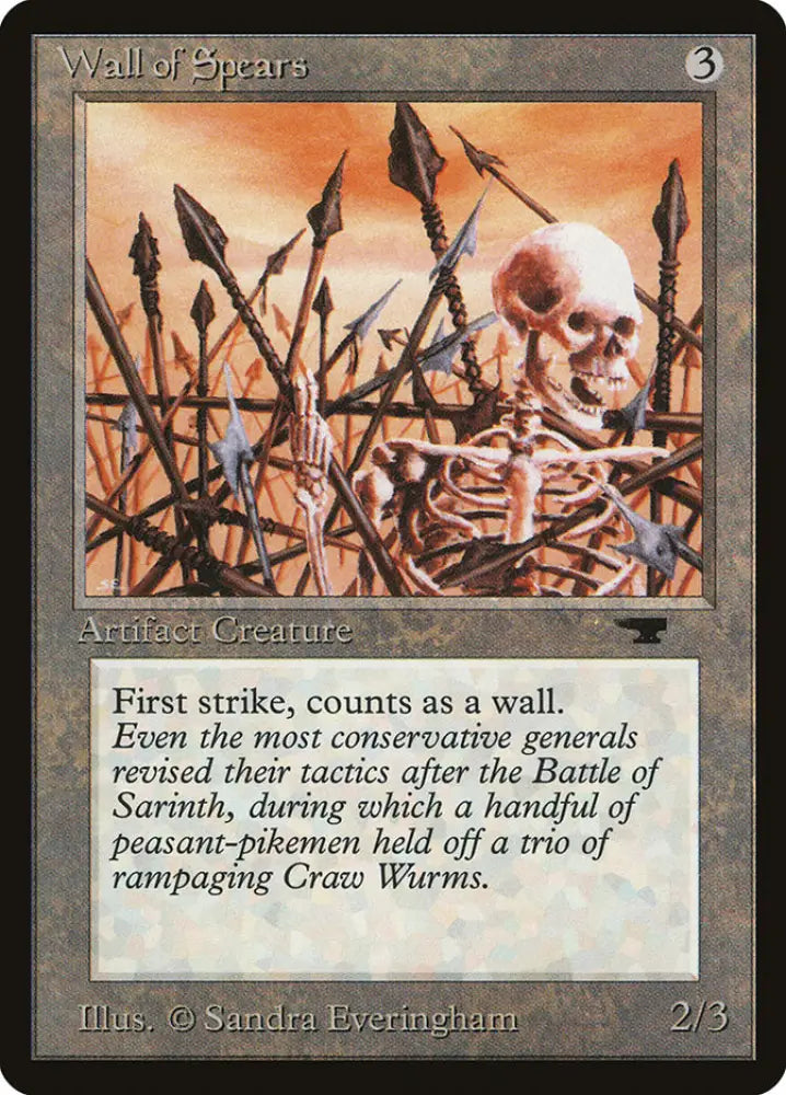 Wall of Spears [Antiquities] - MTG Single