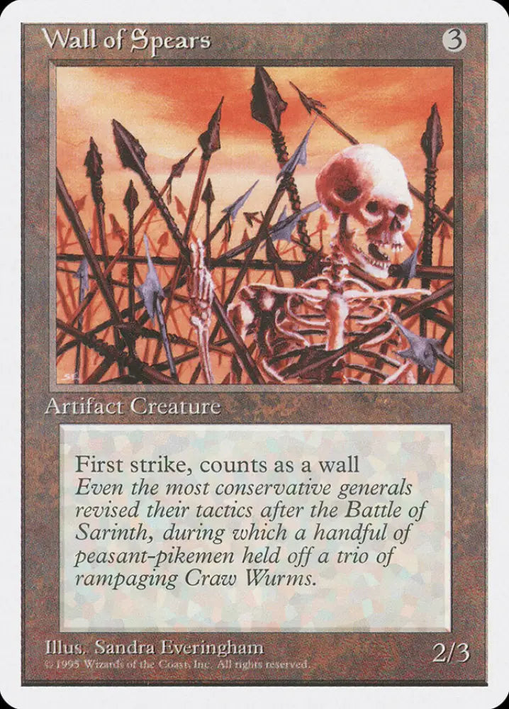 Wall of Spears [Fourth Edition] - MTG Single