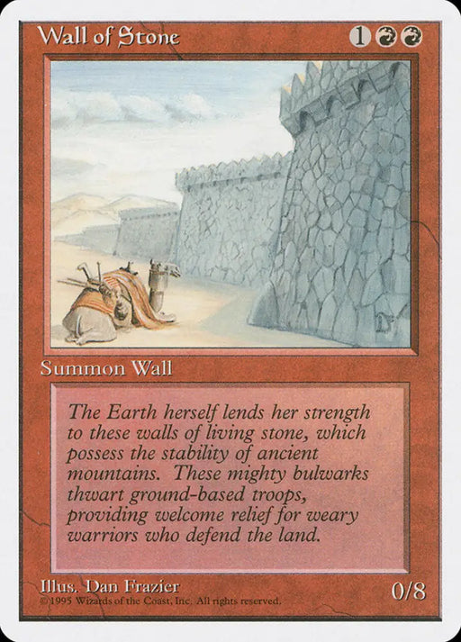 Wall of Stone [Fourth Edition] - MTG Single
