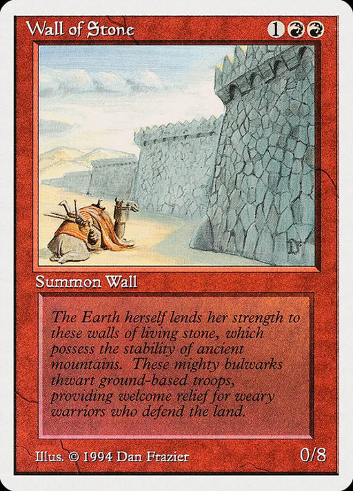 Wall of Stone [Summer Magic / Edgar] - MTG Single