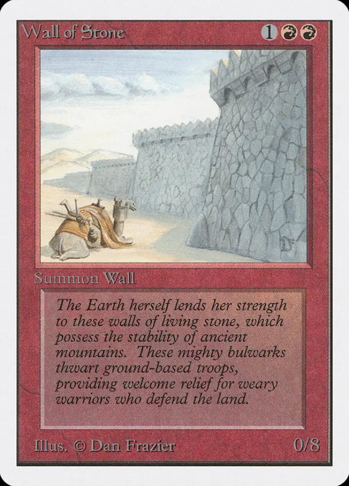 Wall of Stone [Unlimited Edition] - MTG Single
