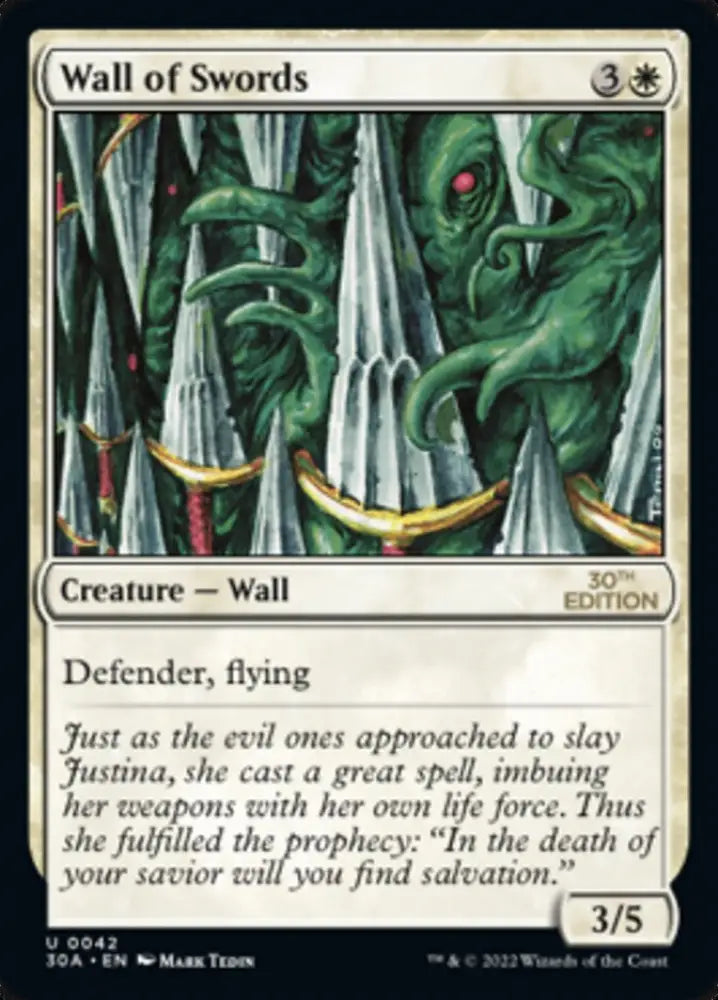 Wall of Swords [30th Anniversary Edition] - MTG Single