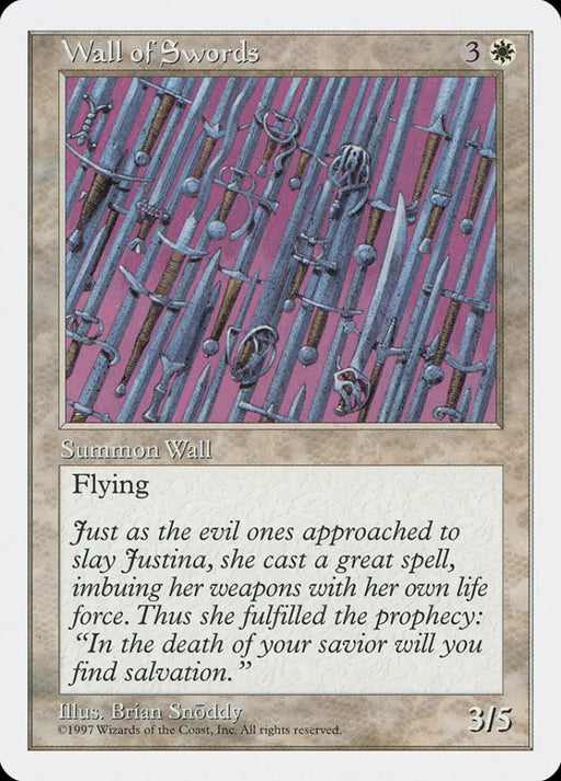 Wall of Swords [Fifth Edition] - MTG Single