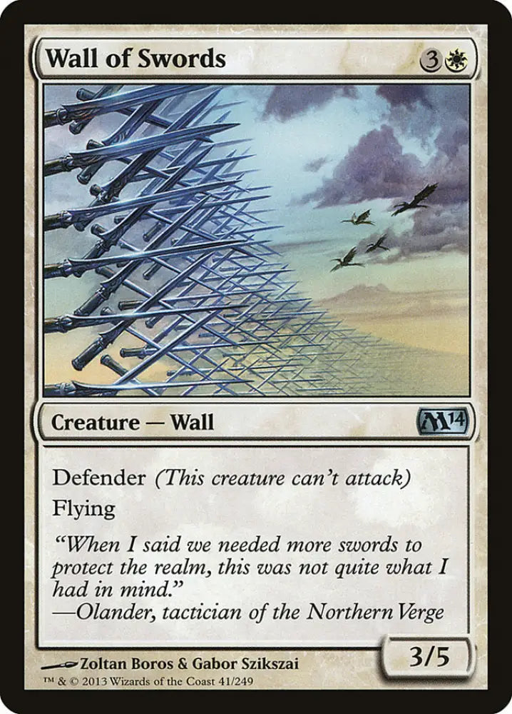 Wall of Swords [Magic 2014] - MTG Single