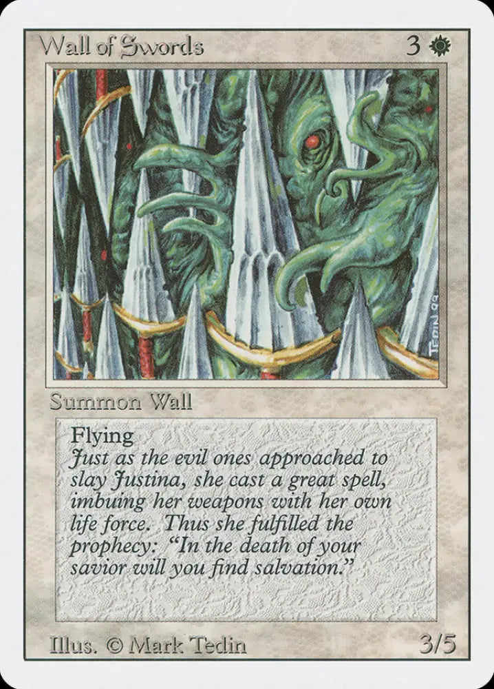 Wall of Swords [Revised Edition] - MTG Single