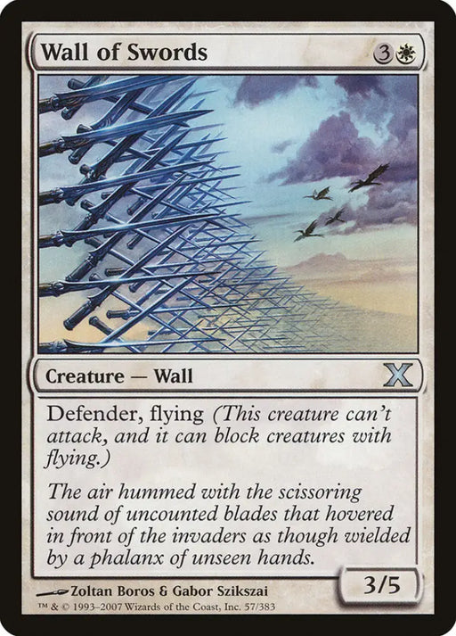 Wall of Swords [Tenth Edition] - MTG Single