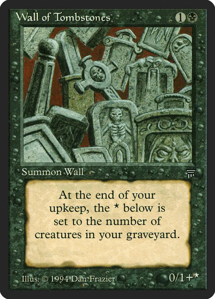 Wall of Tombstones [Legends] - MTG Single