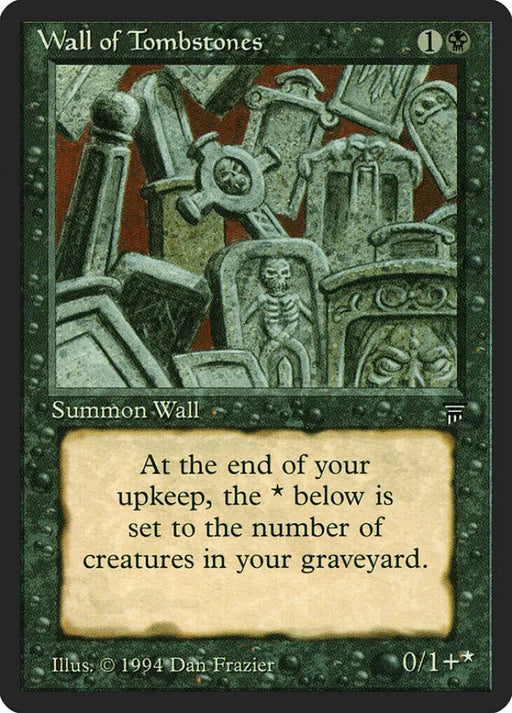 Wall of Tombstones [Legends] - MTG Single