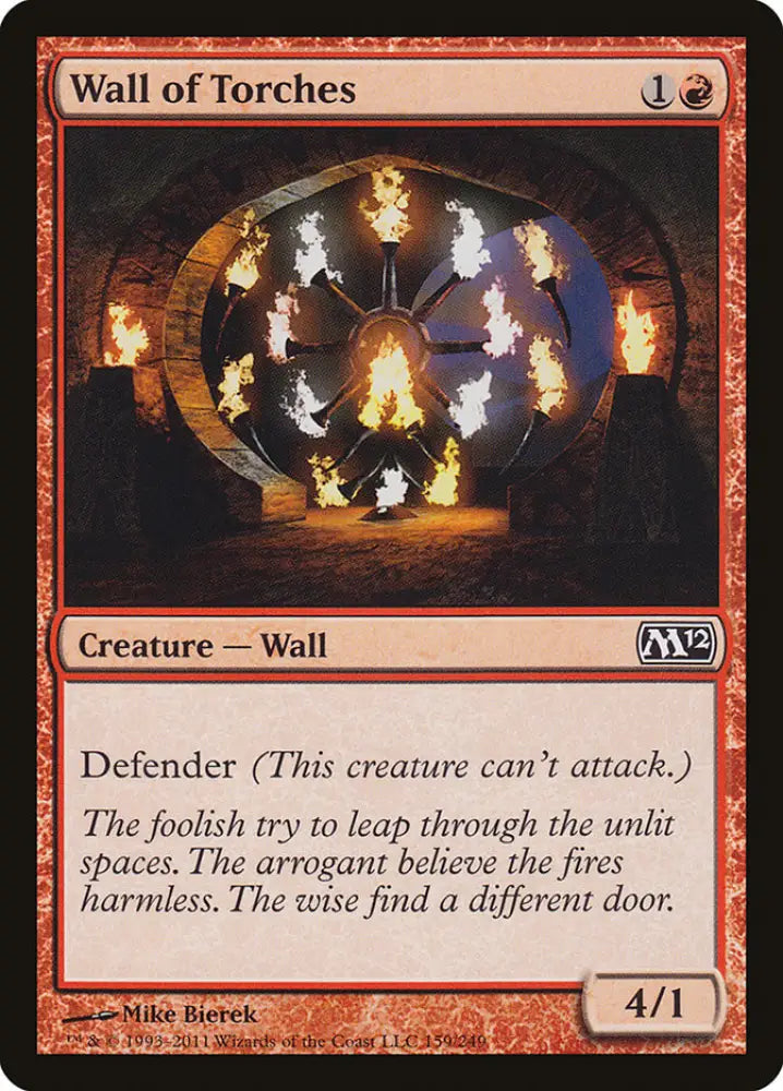 Wall of Torches [Magic 2012] - MTG Single