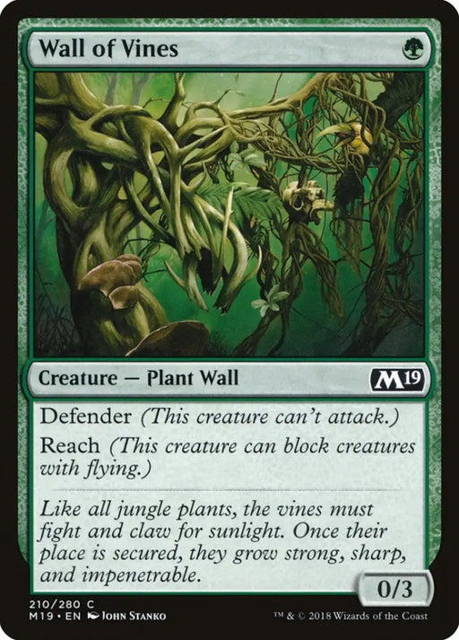 Wall of Vines [Core Set 2019] - MTG Single