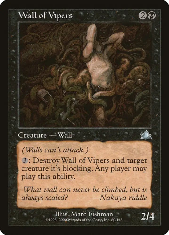 Wall of Vipers [Prophecy] - MTG Single