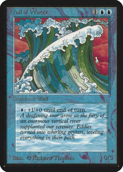 Wall of Water [Alpha Edition] - MTG Single