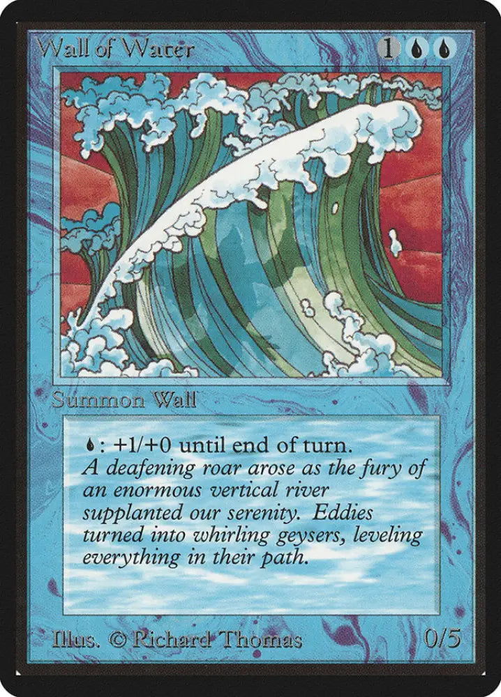 Wall of Water [Beta Edition] - MTG Single