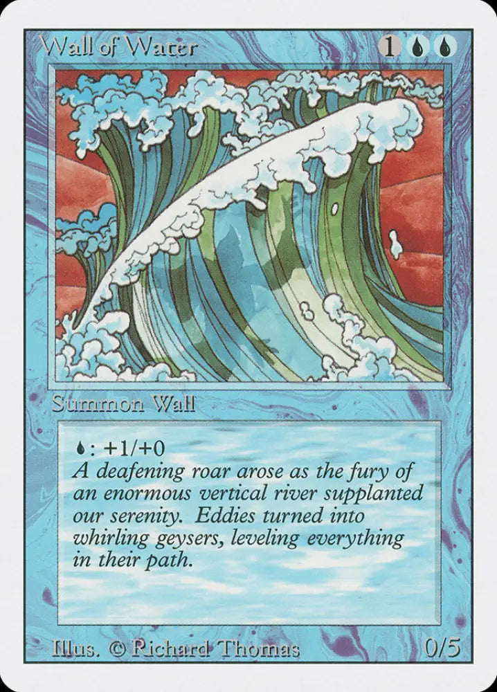 Wall of Water [Revised Edition] - MTG Single