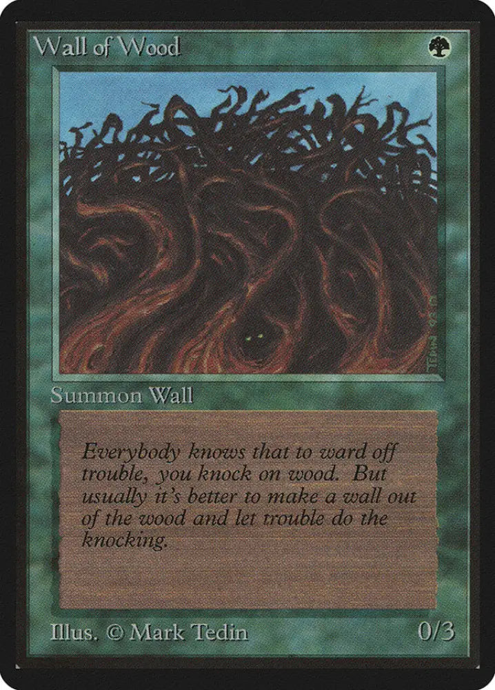 Wall of Wood [Beta Edition] - MTG Single