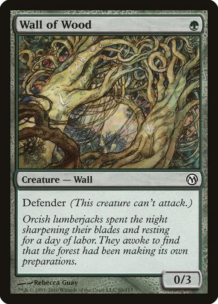 Wall of Wood [Duels of the Planeswalkers] - MTG Single