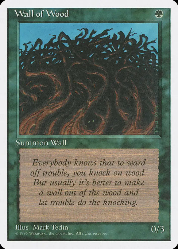 Wall of Wood [Fourth Edition] - MTG Single