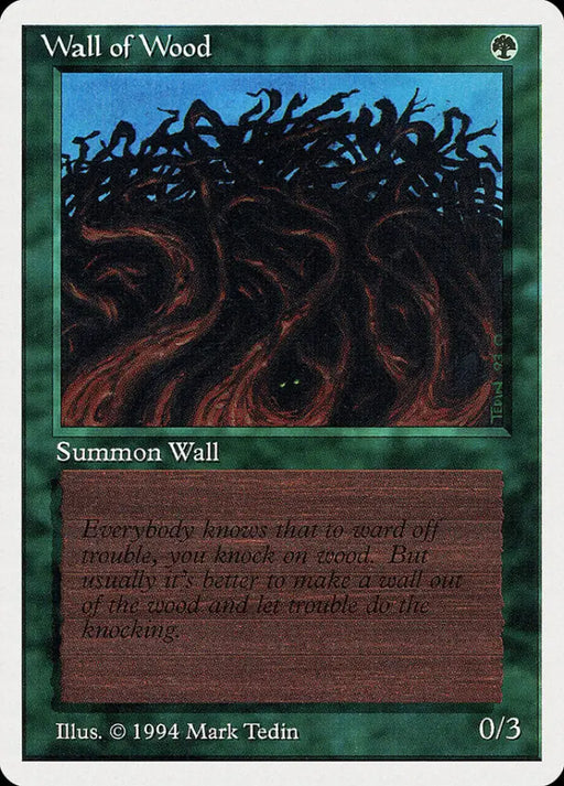 Wall of Wood [Summer Magic / Edgar] - MTG Single