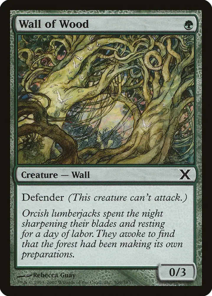 Wall of Wood [Tenth Edition] - MTG Single