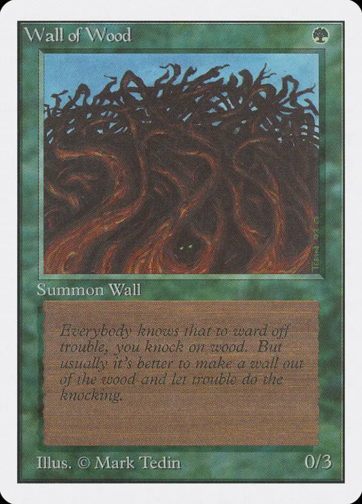 Wall of Wood [Unlimited Edition] - MTG Single