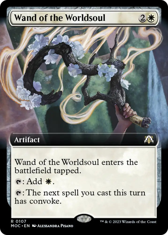 Wand of the Worldsoul (Extended Art) [March of the Machine Commander] - MTG Single