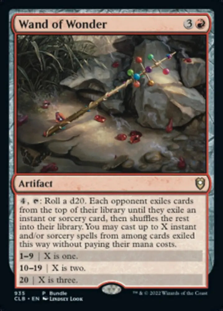 Wand of Wonder (Bundle) [Commander Legends: Battle for Baldur’s Gate] - MTG Single