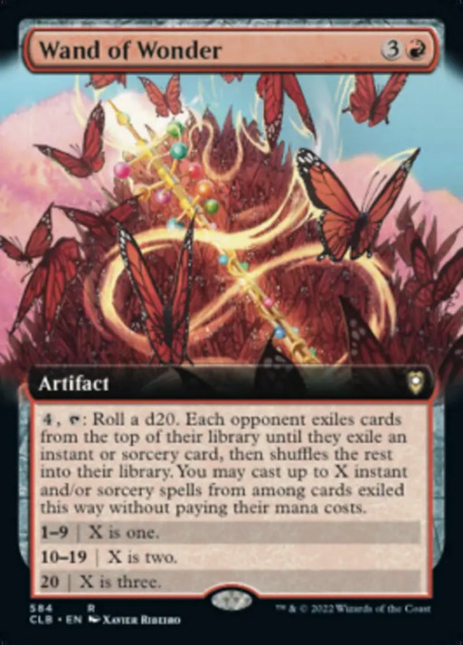 Wand of Wonder (Extended Art) [Commander Legends: Battle for Baldur’s Gate] - MTG Single
