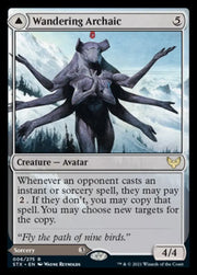 Wandering Archaic // Explore the Vastlands [Strixhaven: School of Mages] - MTG Single