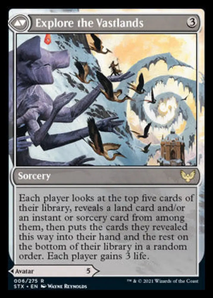 Wandering Archaic // Explore the Vastlands [Strixhaven: School of Mages] - MTG Single