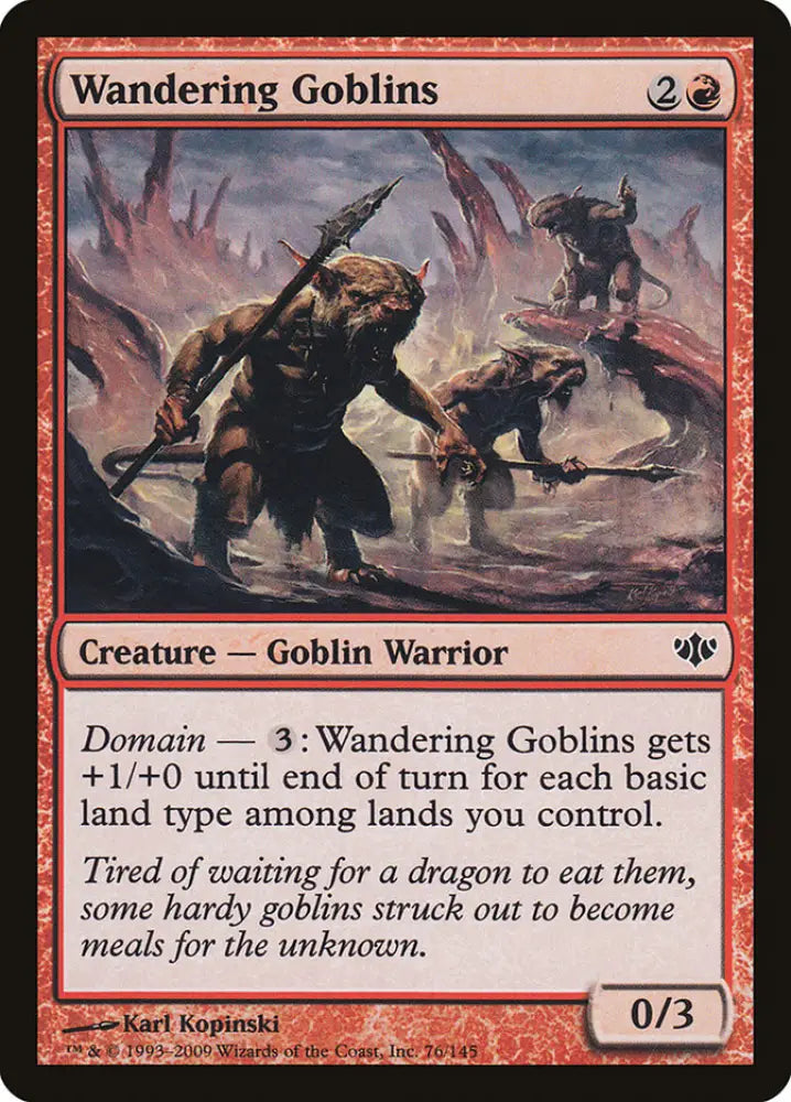 Wandering Goblins [Conflux] - MTG Single