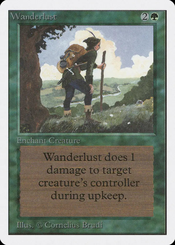 Wanderlust [Unlimited Edition] - MTG Single
