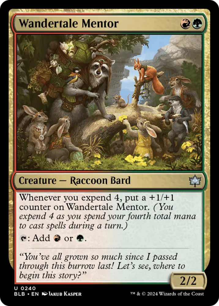 Wandertale Mentor [Bloomburrow] - MTG Single