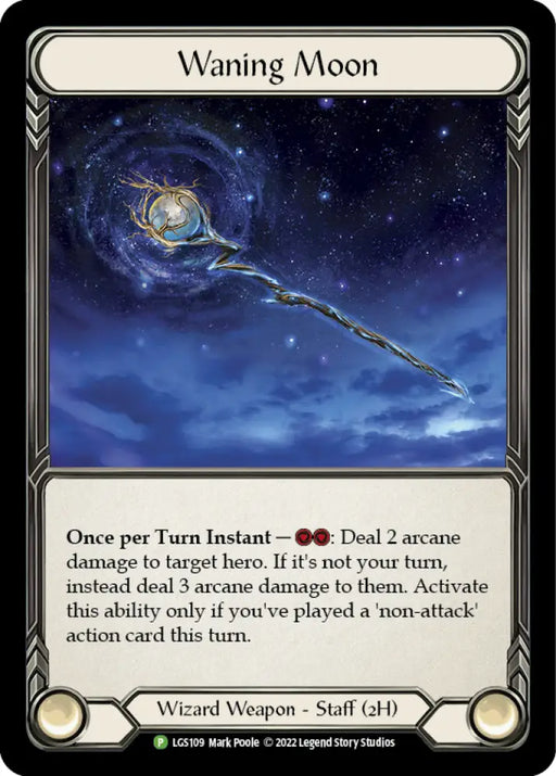 Waning Moon [LGS109] (Promo) Cold Foil - Flesh And Blood Single