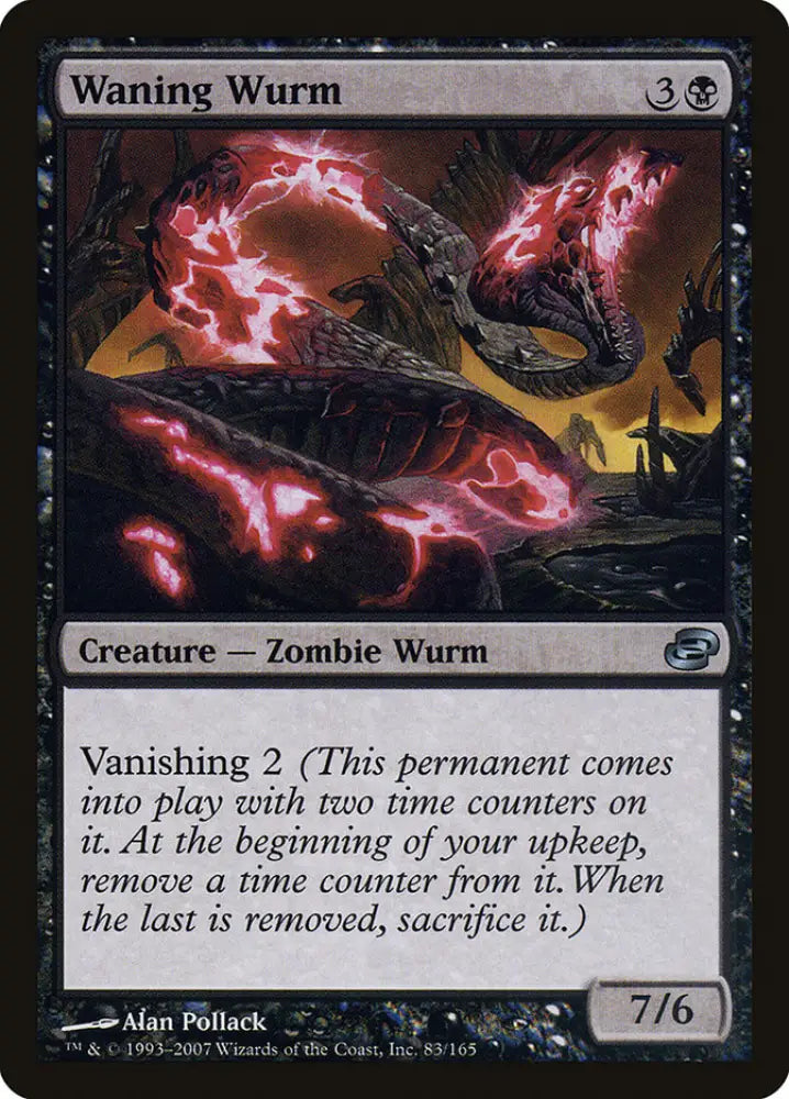 Waning Wurm [Planar Chaos] - MTG Single