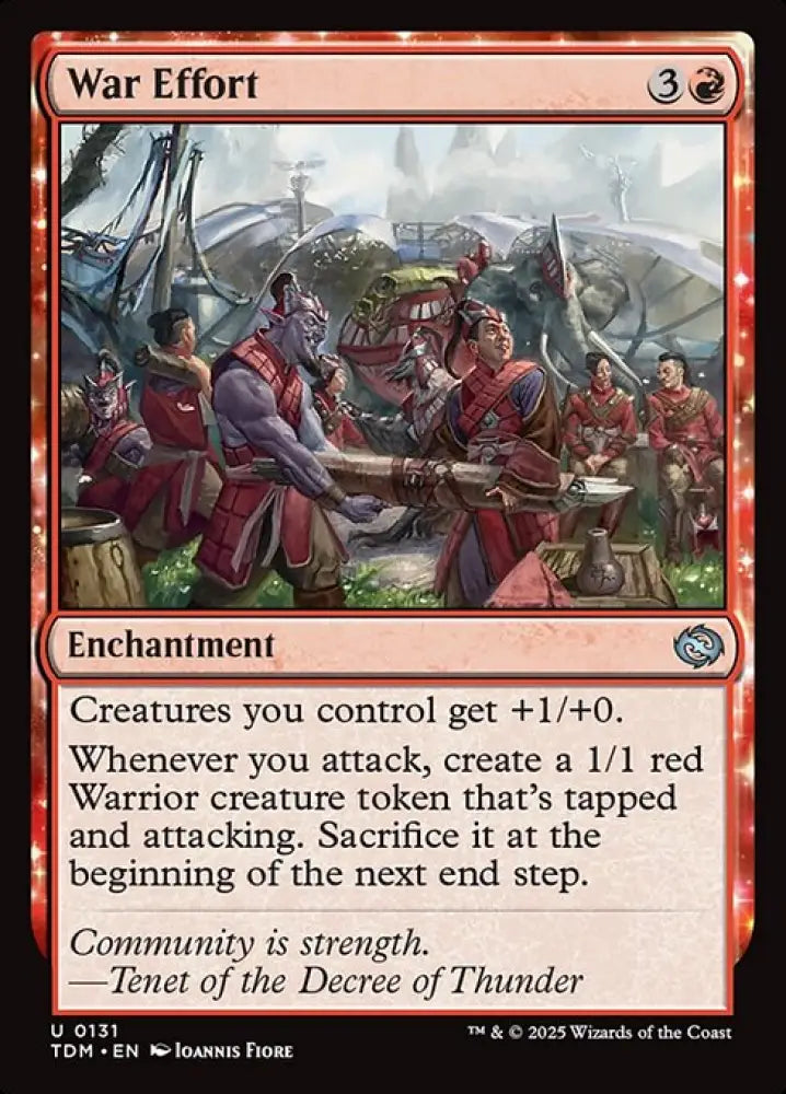 War Effort (131) [Tarkir: Dragonstorm]