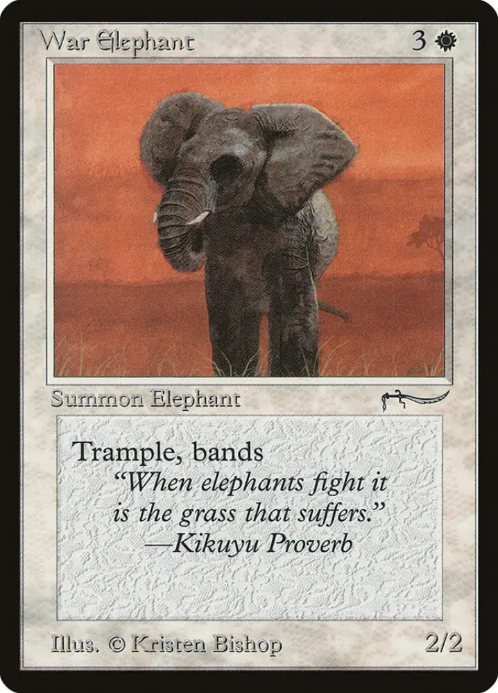 War Elephant (Light Mana Cost) [Arabian Nights] - MTG Single