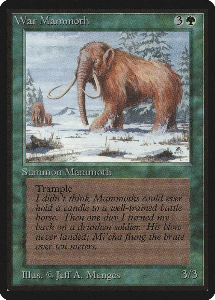 War Mammoth [Beta Edition] - MTG Single